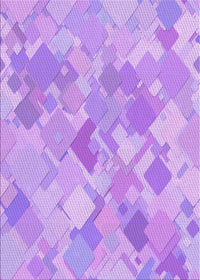 Machine Washable Transitional Purple Rug, wshpat818pur