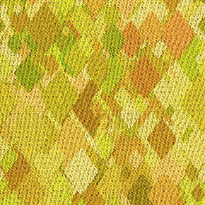 Patterned Golden Yellow Rug, pat818yw