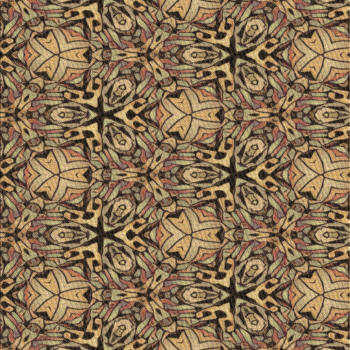 Machine Washable Transitional Metallic Gold Rug, wshpat819brn