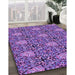 Machine Washable Transitional Purple Rug in a Family Room, wshpat819pur