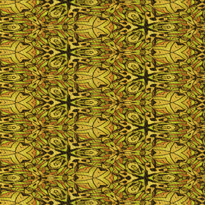 Round Patterned Dark Bronze Brown Rug, pat819yw