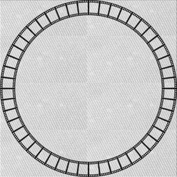 Sideview of Machine Washable Transitional White Smoke Rug, wshpat81