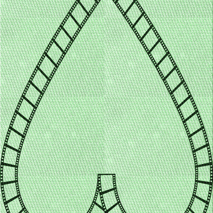 Patterned Mint Green Rug, pat82grn