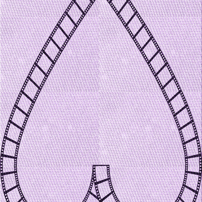 Patterned Orchid Purple Rug, pat82pur