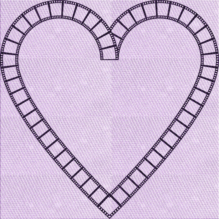 Round Patterned Orchid Purple Rug, pat82pur