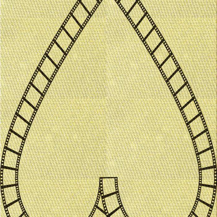 Patterned Sun Yellow Rug, pat82yw