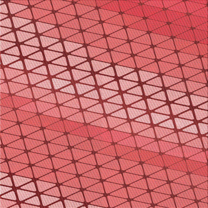 Round Patterned Red Rug, pat820rd