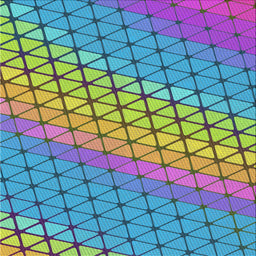 Sideview of Machine Washable Transitional Deep Periwinkle Purple Rug, wshpat820