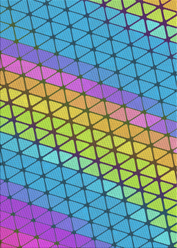 Patterned Deep Purple Modern Rug, pat820