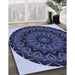 Machine Washable Transitional Purple Mimosa Purple Rug in a Family Room, wshpat821blu