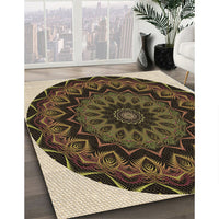 Patterned Red Rug, pat821brn