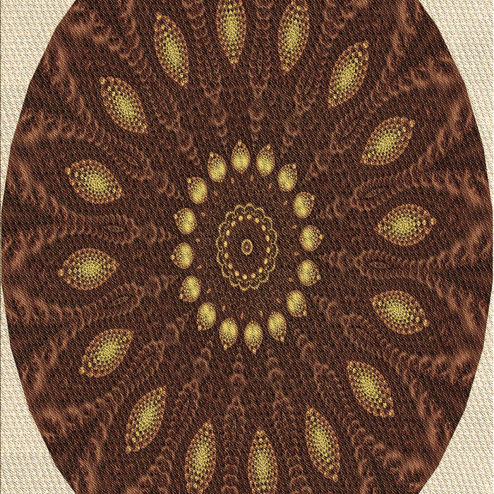 Patterned Peru Brown Rug, pat822brn