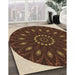 Patterned Peru Brown Rug in Family Room, pat822brn