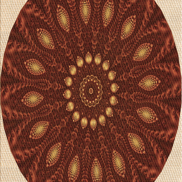 Machine Washable Transitional Orange Rug, wshpat822org