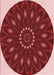 Patterned Crimson Red Rug, pat822rd