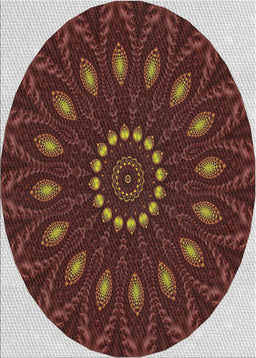 Machine Washable Transitional Red Rug, wshpat822