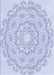 Patterned Lavender Blue Rug, pat823blu