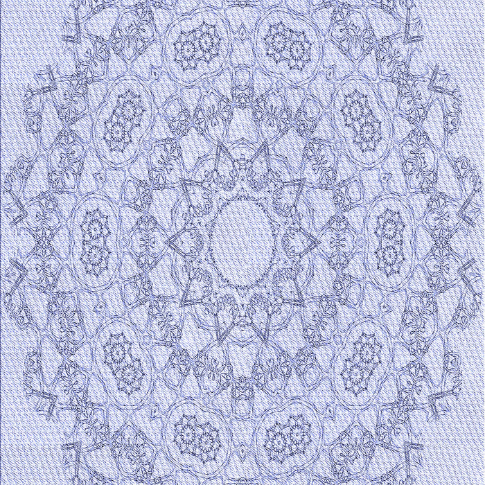 Machine Washable Transitional Lavender Blue Rug, wshpat823blu