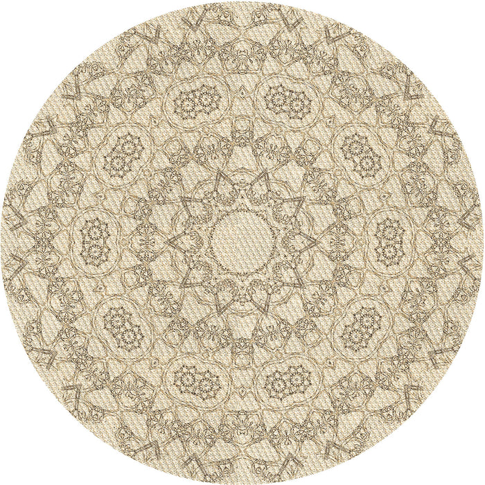 Square Machine Washable Transitional Peru Brown Rug in a Living Room, wshpat823brn