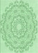 Patterned Mint Green Rug, pat823grn