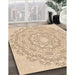 Patterned Peru Brown Rug in Family Room, pat823org