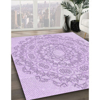 Patterned Purple Rug, pat823pur