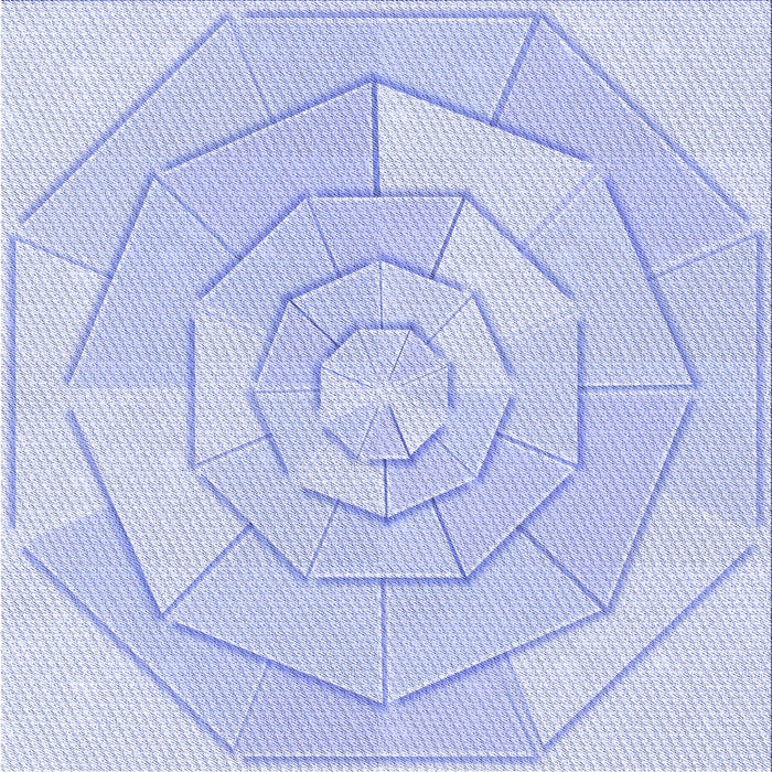 Round Machine Washable Transitional Blue Rug, wshpat825blu