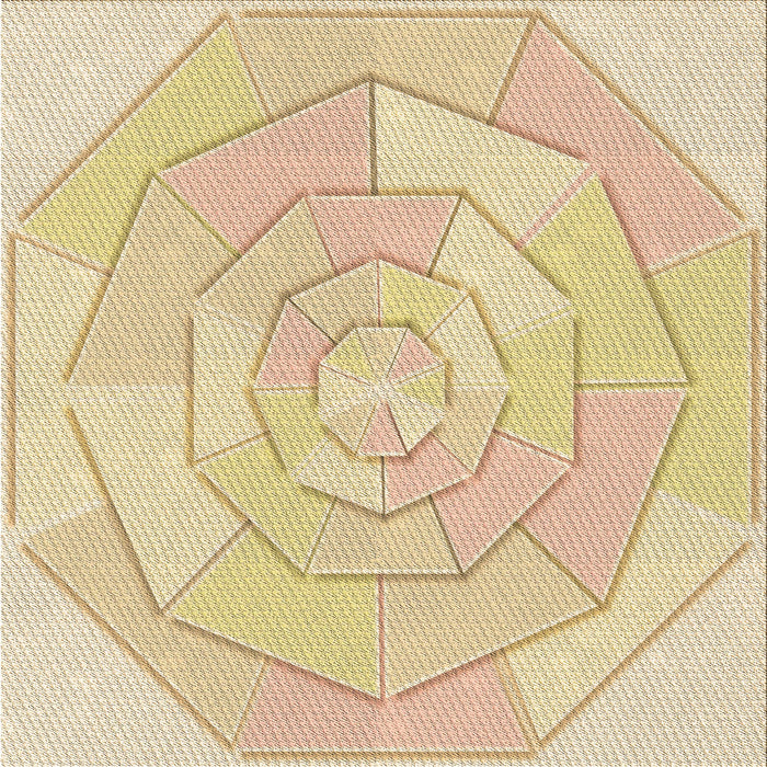 Round Machine Washable Transitional Khaki Gold Rug, wshpat825brn