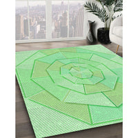 Patterned Green Rug, pat825grn