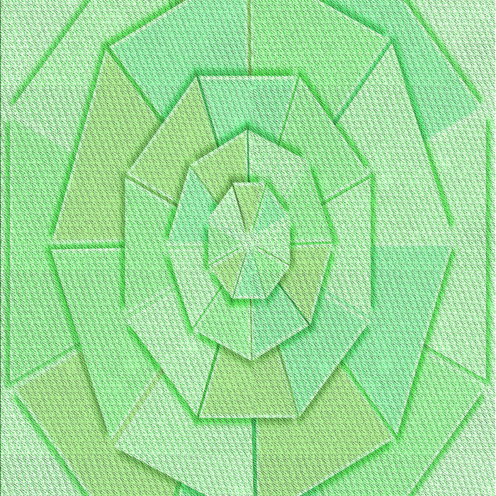 Patterned Green Rug, pat825grn