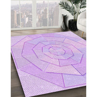 Patterned Purple Rug, pat825pur