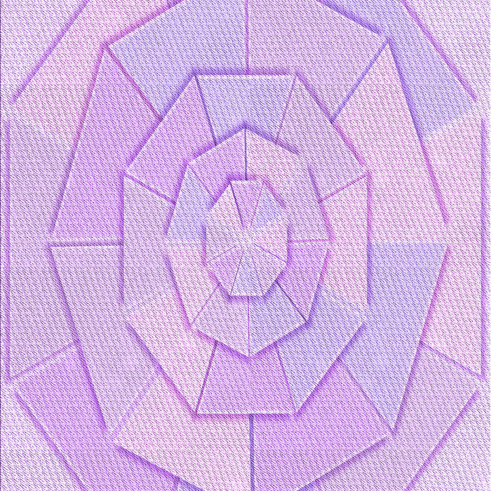 Patterned Purple Rug, pat825pur