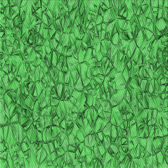 Round Patterned Neon Green Rug, pat826grn