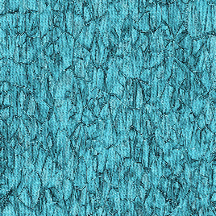 Patterned Dark Cyan Green Rug, pat826lblu