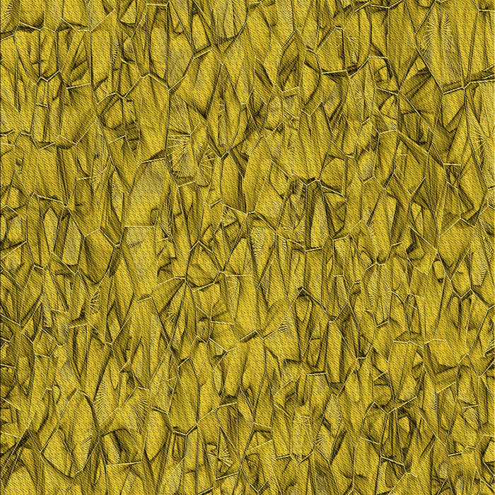 Patterned Dark Yellow Green Rug, pat826yw