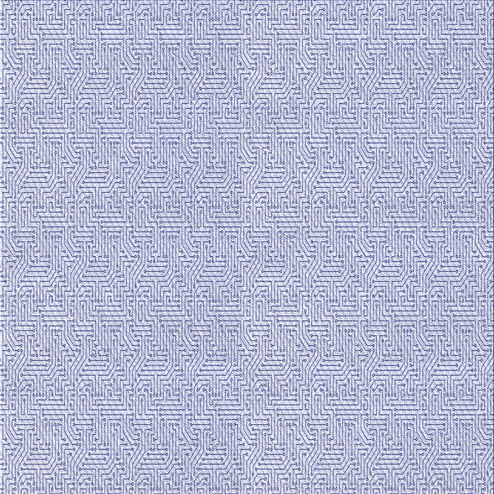 Round Patterned Lavender Blue Rug, pat827blu