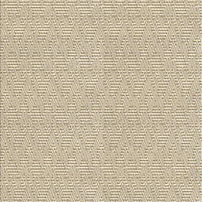 Patterned Vanilla Gold Rug, pat827brn