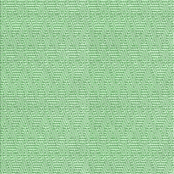 Patterned Mint Green Rug, pat827grn