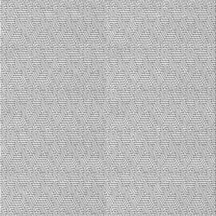 Round Patterned Platinum Gray Rug, pat827gry