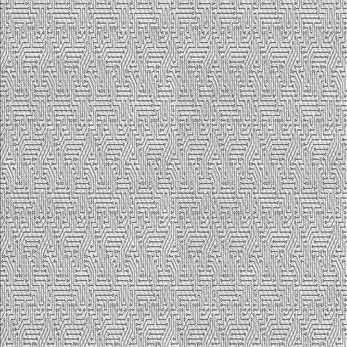 Patterned Platinum Gray Rug, pat827gry