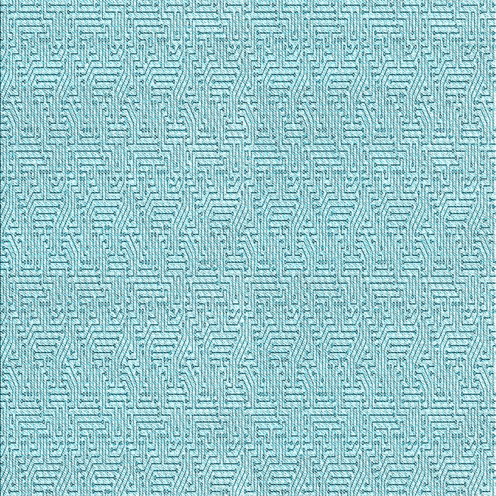 Patterned Electric Blue Rug, pat827lblu