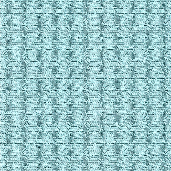 Round Machine Washable Transitional Electric Blue Rug, wshpat827lblu