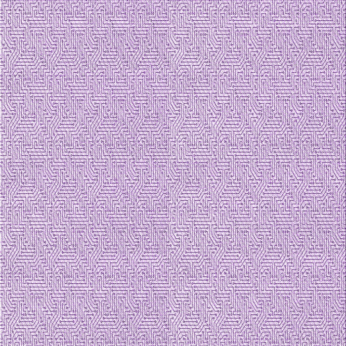 Round Machine Washable Transitional Purple Rug, wshpat827pur