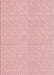 Machine Washable Transitional Light Rose Pink Rug, wshpat827rd