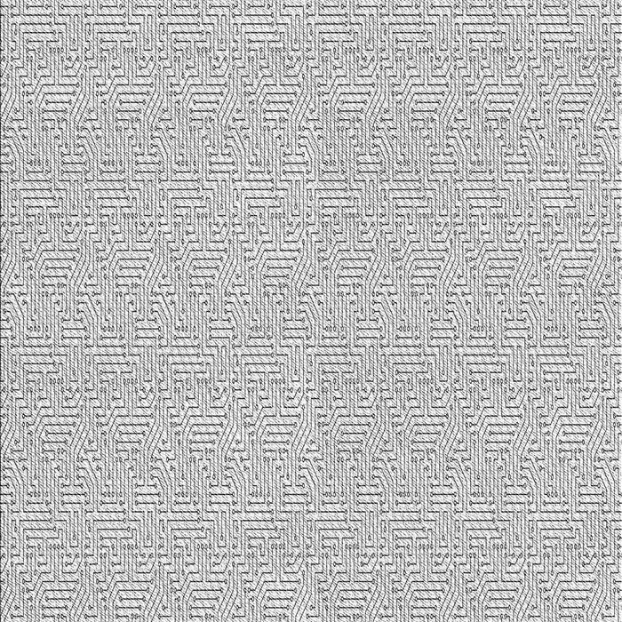 Patterned Off-White Novelty Rug, pat827