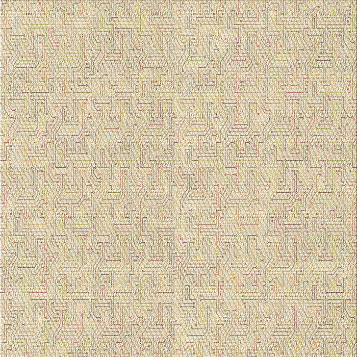 Round Machine Washable Transitional Vanilla Gold Rug, wshpat828brn