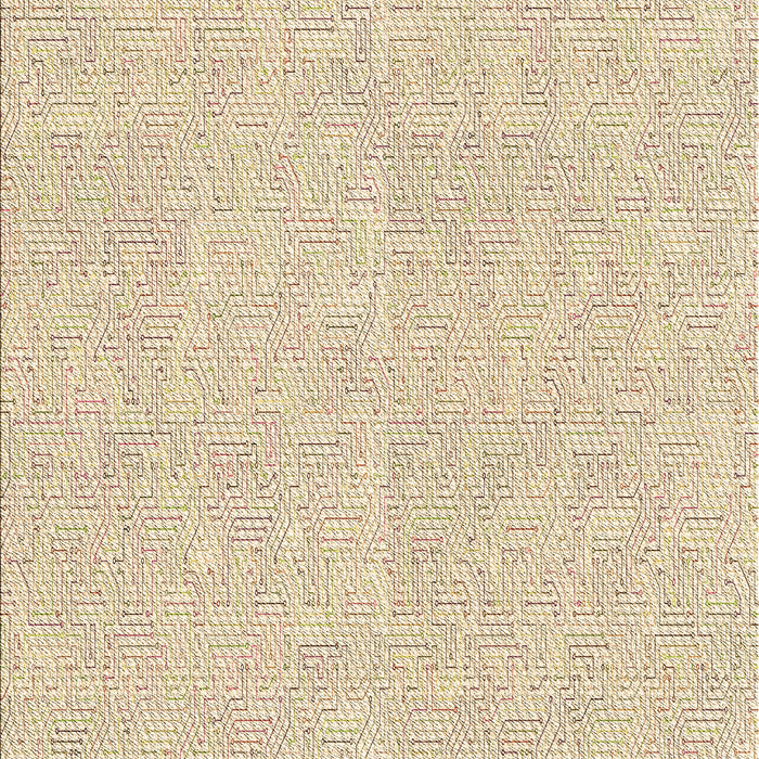 Patterned Vanilla Gold Rug, pat828brn