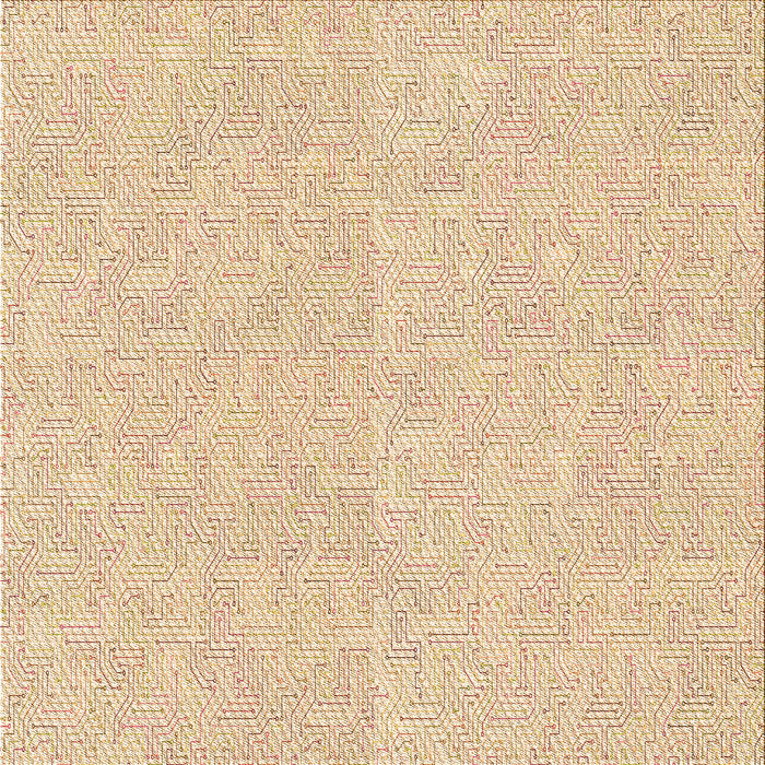 Round Machine Washable Transitional Golden Blonde Gold Rug, wshpat828org