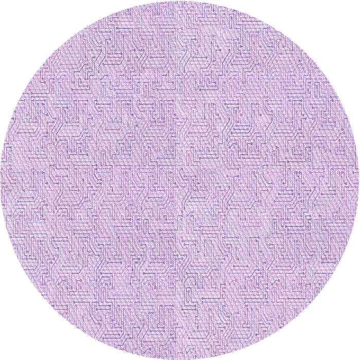 Square Machine Washable Transitional Purple Rug in a Living Room, wshpat828pur