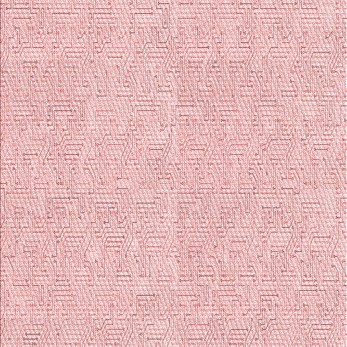 Patterned Pastel Red Pink Rug, pat828rd